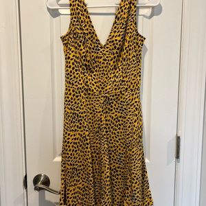 Yellow Print Dress